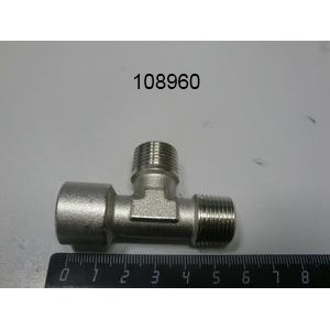 Переходник т-образный 3/8 m-m-f nuova simonelli 07300209 Переходник т-образный 3/8 m-m-f nuova simonelli 07300209