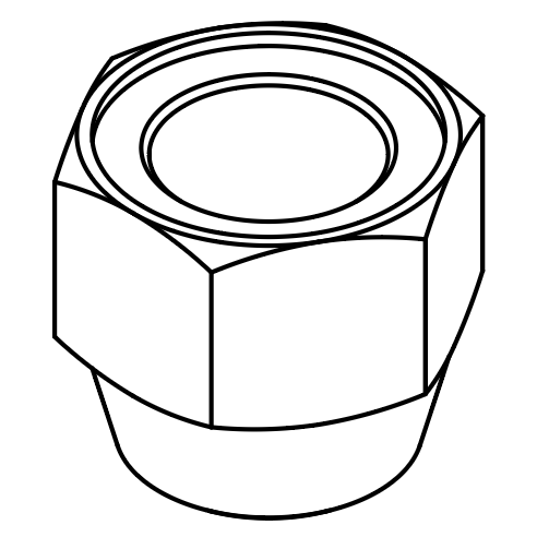 Гайка паровой трубки AISI304, Sanremo, арт.10402732A