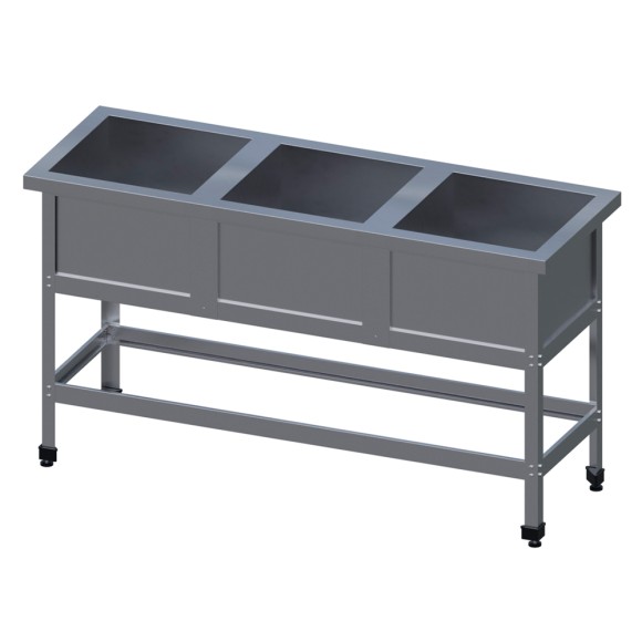 Ванна моечная Технологии Юга ВСМ-3/530-Н-ЮТ