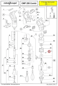 Щётки 89575  (подвижные контакты, 2 шт.) для электродвигателей миксеров серии CMP