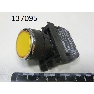 Кнопка без фиксации желтая robolabs 25915 Кнопка без фиксации желтая robolabs 25915