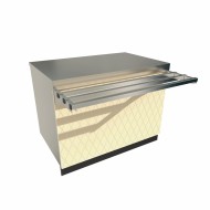 Прилавок горячих напитков ПГН-70Е, 1120 мм