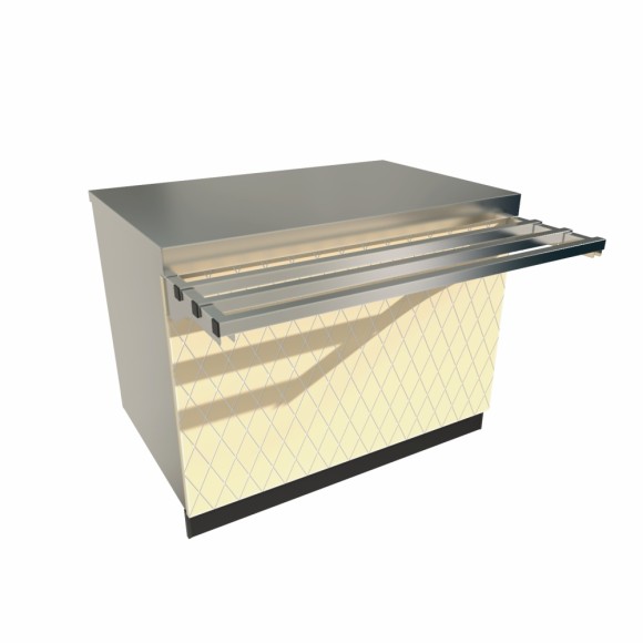 Прилавок горячих напитков ПГН-70Е, 1120 мм