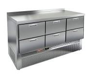 GNE 222/BT стол охл. (-10-18), 6 ящиков, 1485х700х850мм, ниж.распол.агрегата, HICOLD RUS GNE 222/BT стол охл. (-10-18), 6 ящиков, 1485х700х850мм, ниж.распол.агрегата, HICOLD RUS