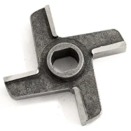 Нож двусторонний крестовой для мясорубки МИМ-300 с буртом (№ 764)