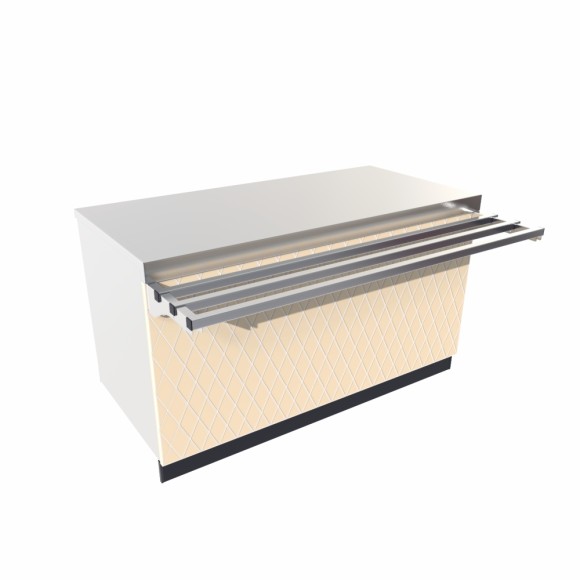 Прилавок горячих напитков ПГН-70Е-01, 1500 мм