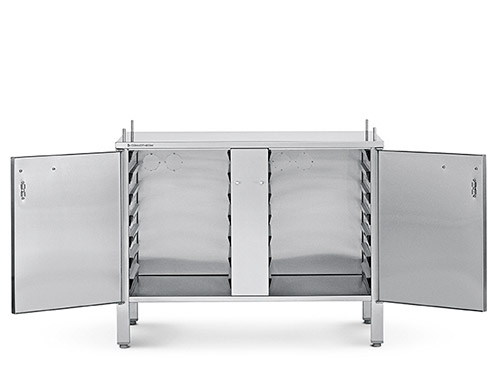 Подставка Convotherm 6.20, 10.20 закрытая, 2 двери, 14 пар направляющих