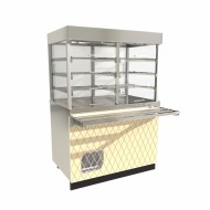 Прилавок-витрина холодильный ПВВ(Н)-70Е-С-02-НШ, 1120 мм