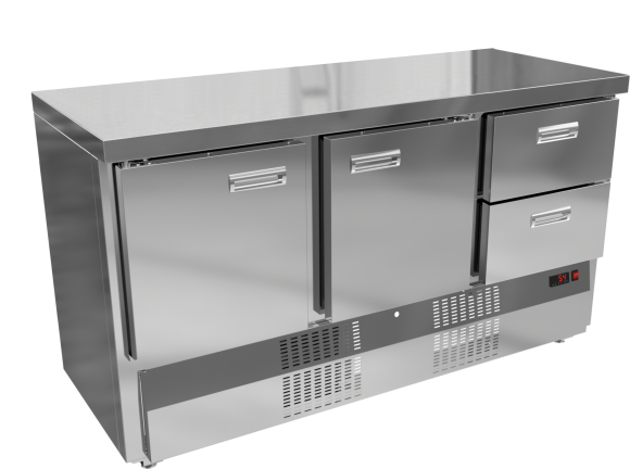 Стол холодильный Kroner СХб 2/2я-150-70 Стол холодильный Kroner СХб 2/2я-150-70