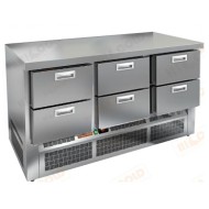 GNE 222/TN О стол охл.(-2+10), островн., 6 ящиков, 1485х700х850мм, ниж.распол.агрегата, HICOLD RUS GNE 222/TN О стол охл.(-2+10), островн., 6 ящиков, 1485х700х850мм, ниж.распол.агрегата, HICOLD RUS