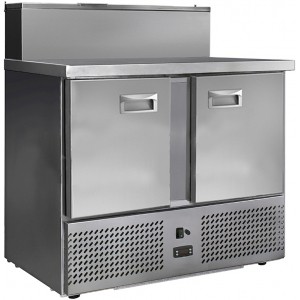 Стол для пиццы финист схснпц-700-2 (1000х700х1060) (5gn1/6 с крышкой)