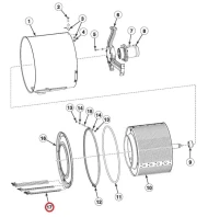 ТЭН SP540127 для стиральной машины т.м. UniMac, модели UY240