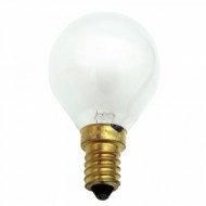 Лампа 40w 220v цоколь e14 термостойкая 300*с. шарик матовая Лампа 40w 220v цоколь e14 термостойкая 300*с. шарик матовая