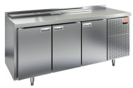 SL1-111GN (1/3) стол для салатов  охл.(+2+10), 3 двери, 1835х700х850мм, HICOLD RUS