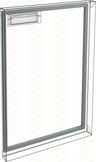 Уплотнитель магнитный 394х575 мм для дверей для столов охлаждамых типа BT, TN, мод. GN/SN