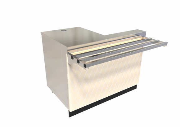 Кассовая кабина КК-70Е (универсальная), 1120 мм