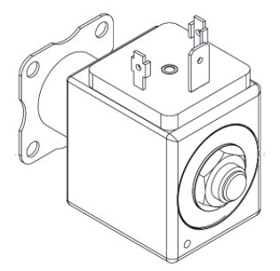 Клапан электромагнитный водозаборный, арт.10302134A