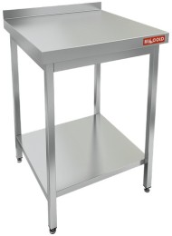 НСО-6/7БП стол  произ. пристенный с полкой, HICOLD RUS