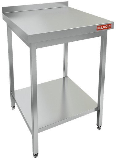 НСО-6/7БП стол  произ. пристенный с полкой, HICOLD RUS