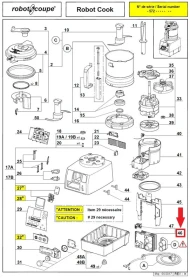 Блок управления (вариатор) в комплекте 39630 д/куттера с подогревом т.м.Robot Coupe серии Robot Cook