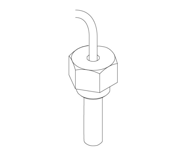 Датчик температуры 100 1/4 «М AISI316L, Sanremo, арт.10112284A