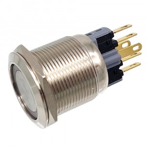 Кнопка с фиксацией антивандальная а22-а1 c подсветкой 12v красный dотверстия 22 мм Кнопка с фиксацией антивандальная а22-а1 c подсветкой 12v красный dотверстия 22 мм