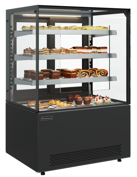 Витрина холодильная KC71-130 VV 0,9-2 (открытая, фронт оргстекло) (9005)