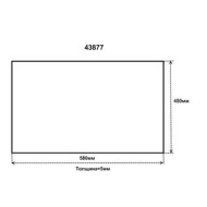 Стекло наружное для пка-10 (580*450) abat 2725