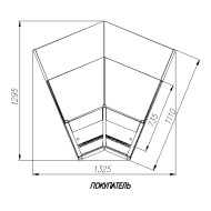 Витрина среднетемпературная Полюс GC110 VM-4 (ВХСу-2 внутренний 45 Carboma GC110 (динамика)) (СТАЛЬ) Витрина среднетемпературная Полюс GC110 VM-4 (ВХСу-2 внутренний 45 Carboma GC110 (динамика)) (СТАЛЬ)