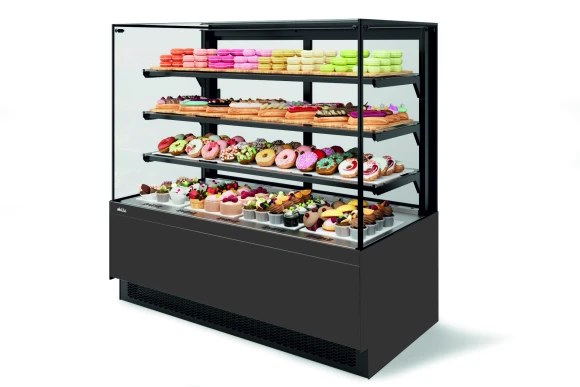 Витрина Кондитерская Vete II kub 130, Антрацит/Серый матовый (VG033.B7016M) Витрина Кондитерская Vete II kub 130, Антрацит/Серый матовый (VG033.B7016M)