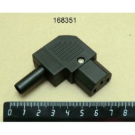 Розетка сетевая на кабель боковая ac102r1 нпр Розетка сетевая на кабель боковая ac102r1 нпр