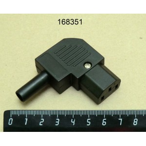 Розетка сетевая на кабель боковая ac102r1 нпр