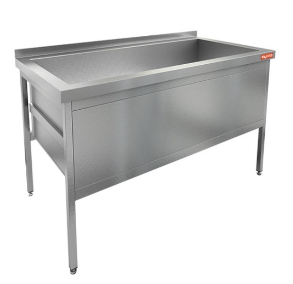 Н1МКС-14/7 стол-моечная ванна - котломойка с площадкой под смеситель, 1секц. (1270х520х438), HICOLD Н1МКС-14/7 стол-моечная ванна - котломойка с площадкой под смеситель, 1секц. (1270х520х438), HICOLD