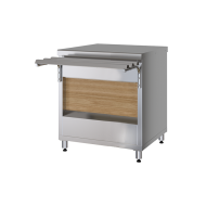 ПН6-У (630мм) Прилавок нейтральный узкий без полок