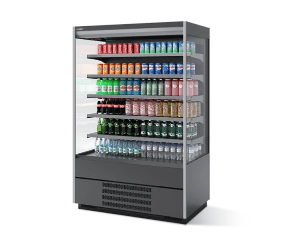 Витрина холодильная Berg 125, Серый RAL7016 T7016M.V7016M.B7016M