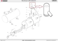 Колпак защитный 966492000 д/предохранительного клапана бойлера д/кофемашины т.м. Casadio сер. Undici