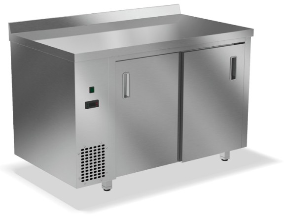 Тепловой стол с бортом, столешница из нержавеющей стали СПС-934/1007Т