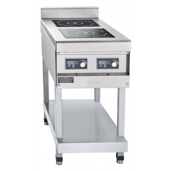 Плита индукционная Abat КИП-29П-3,5, краш. подставка, 2-х конфор. Плита индукционная Abat КИП-29П-3,5, краш. подставка, 2-х конфор.