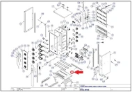 Профиль поддерживающий нижний 10PROZ15NIN164 для печи пароконвекционной т.м. Vortmax серии VSI