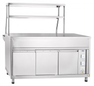 Прилавок для горячих напитков Abat ПГН-70КМ -01  вся нерж (1500 мм)