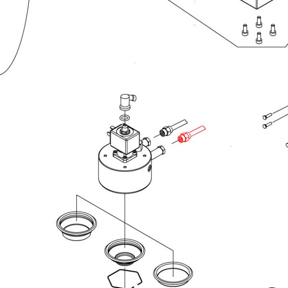 Вверхняя труба теплообменника 2-3GR, Sanremo, арт.10003050