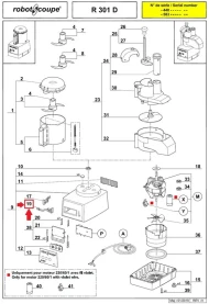 Геркон (реле) 129451 для кухонного процессора т.м. Robot Coupe серии R