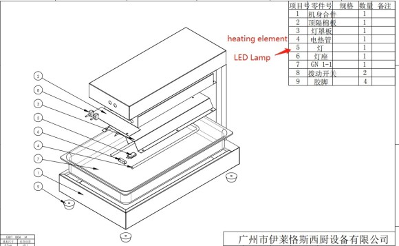 Подогреватель для картофеля-фри VHF-1
