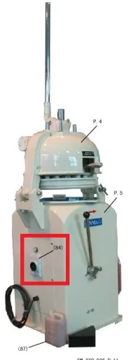 Выключатель EW3PKZM004 (#84) для машины тестоделительно-округлительной т.м. SINMAG мод. SM 3-30
