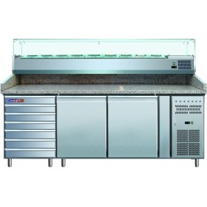 Стол для пиццы cooleq pz2610tn-vrx380