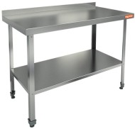 НСО-12/7БП ЭЦ стол произ. пристенн. с полкой (оцин.угол.), HICOLD RUS