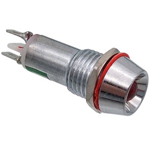 Лампа сигнальная l-616r 220v (сэч-0.45/0.25) красная