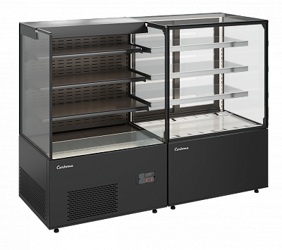 Витрина холодильная Полюс KC78-130 VV 0,9-2 (открытая) (9005) Витрина холодильная Полюс KC78-130 VV 0,9-2 (открытая) (9005)