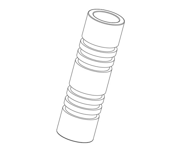 Паровая трубка противоожеговая резина D10, Sanremo, арт.10753052