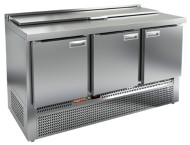 SLE1-111SN (1/3) стол для салатов  охл.(+2+10), 3 двери, 1485х600х850мм, ниж.распол.агрегата, HICOLD SLE1-111SN (1/3) стол для салатов  охл.(+2+10), 3 двери, 1485х600х850мм, ниж.распол.агрегата, HICOLD